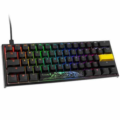 Ducky ONE 2 Pro Mini Klawiatura Gamingowa RGB LED - Gateron Yellow (US)