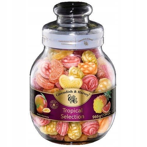 Landrynki Cavendish&H Tropcal Fruit 966g w słoiku