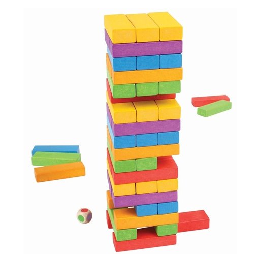 Bigjigs Toys chwiejąca wieża Jenga