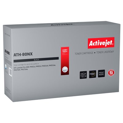 HP Activejet TONER ActiveJet do drukarki laserowej (CF280X) czarny LEC-ACJ-ATH-80NX