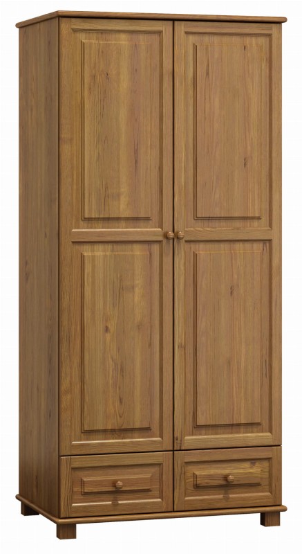 Szafa drewniana 2D nr5 wieszak S80 dąb