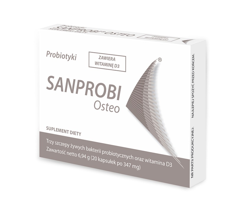 SANPROBI Osteo (Odporność i mocne kości) 3 x 20 Kapsułek