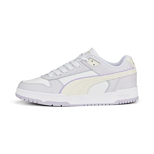 PUMA Męskie trampki Rbd Game Low, Puma White Puma Black Loveable Puma Gold, 39 EU