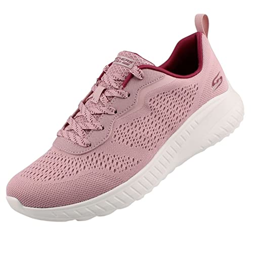 Skechers Damskie tenisówki BOBS Squad Chaos, Blush Mesh, 5 UK, Rumieniec siatka, 38 EU