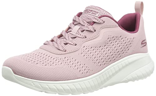 Skechers Damskie tenisówki BOBS Squad Chaos, Blush Mesh, 4 UK, Rumieniec siatka, 37 EU