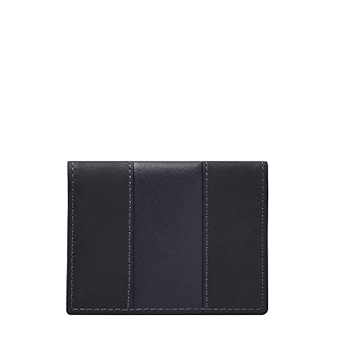 Fossil Męski Everett Bifold, granatowy, 10,2 x 1,3 x 7,6 cm wys, grantowy, 10.2 cm L x 1.3 cm W x 7.6 cm H
