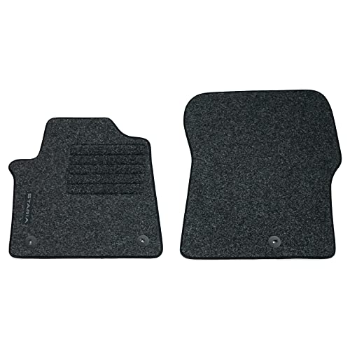 Hyundai CG141ADE001 dywaniki tekstylne, 2 x dywaniki materiałowe z przodu, ze wzmocnieniem w obszarze obcasa, z napisem Staria