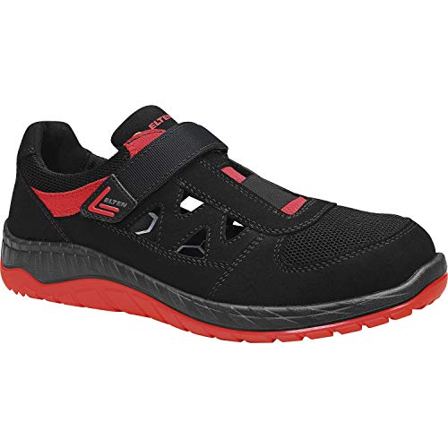 ELTEN Buty ochronne Lonny Red Easy ESD S1p Unisex, czarny, 43 EU