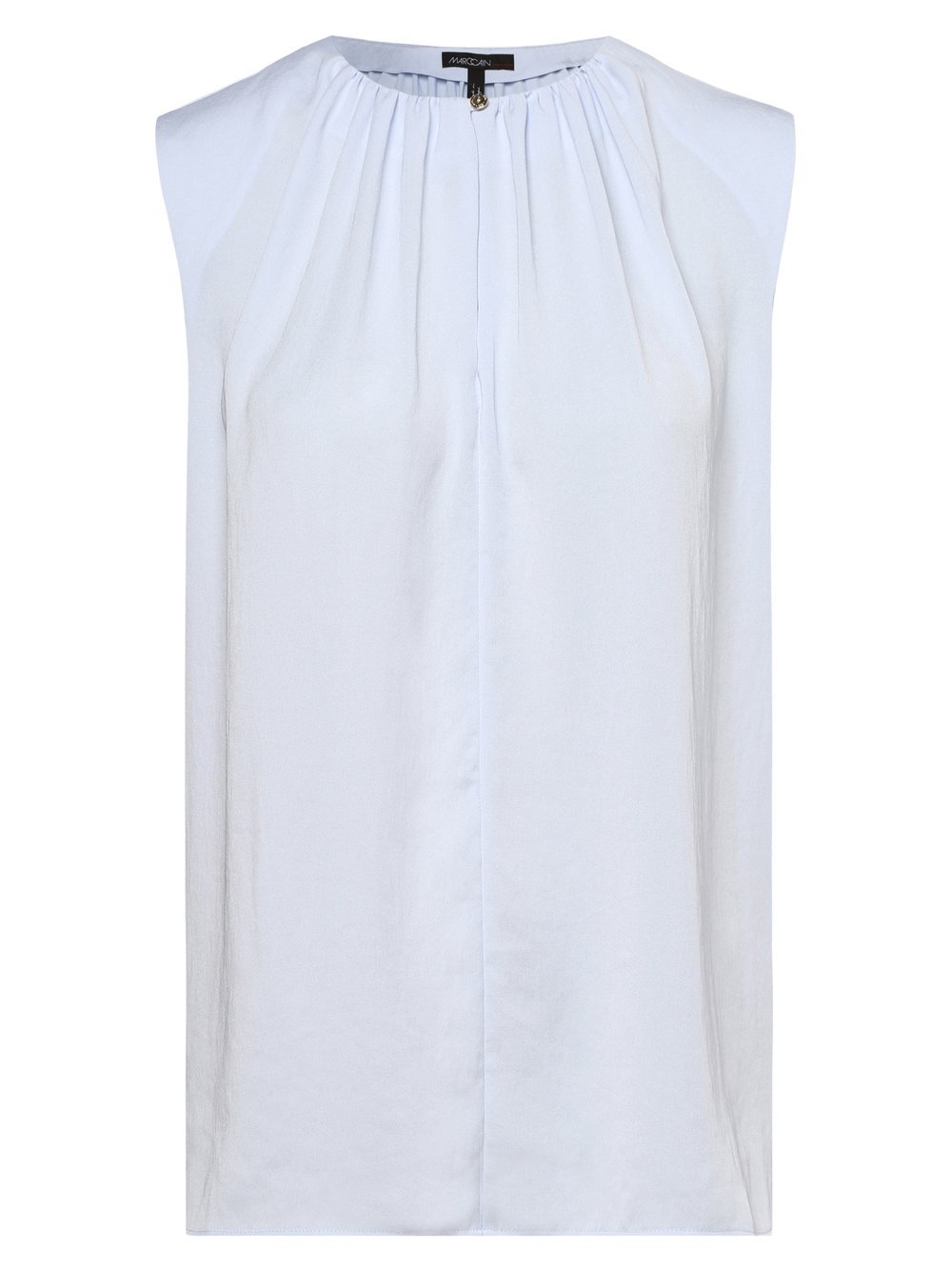 Marc Cain Collections - Damska bluzka bez rękawów, niebieski