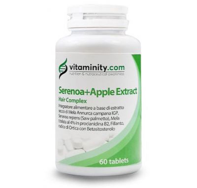 Vitaminity Lysienie, Wzrost Włosów, Serenoa Repens, Apple Extract Complex Suplement 60kaps