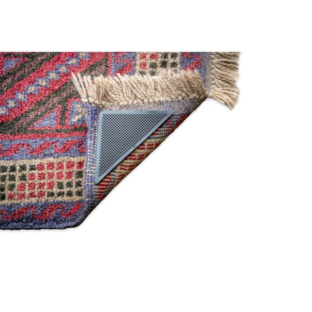Taśmy antypoślizgowe pod dywan w zestawie 4 sztuki 11x15 cm - Maximex