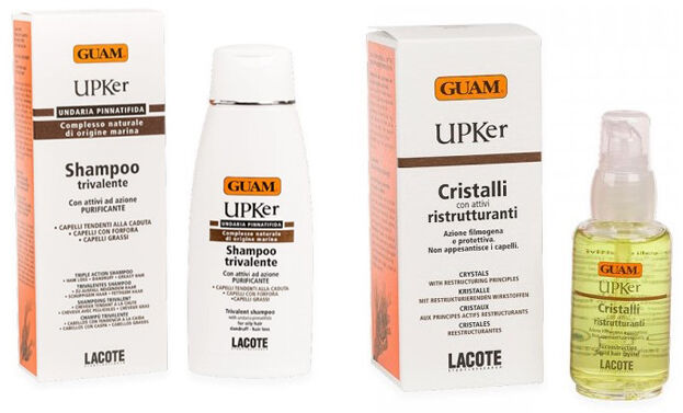 LACOTE GUAM GUAM UPKer - Szampon o potrójnym działaniu do włosów przetłuszczających się - 200ml 21056260