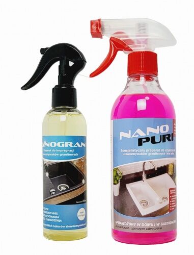 NANOGRAN Impregnat do pielęgnacji zlewozmywaków granitowych
