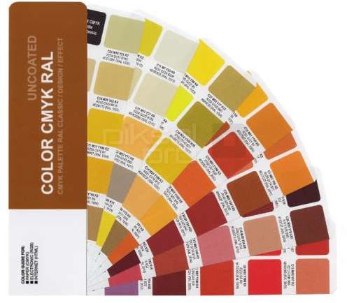 Wzornik COLOR CMYK RAL niepowlekany - konwersja RAL na CMYK