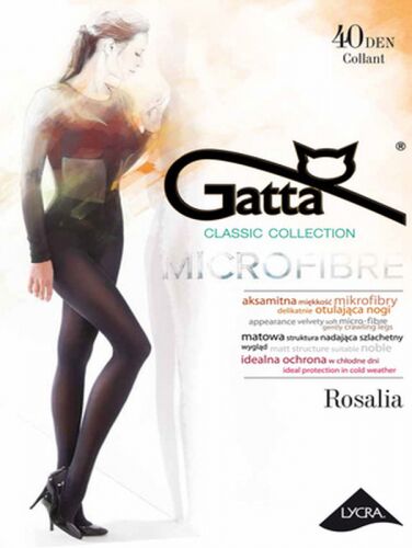 Rajstopy Gatta Rosalia 40 Den Mikrofibra Kryjące