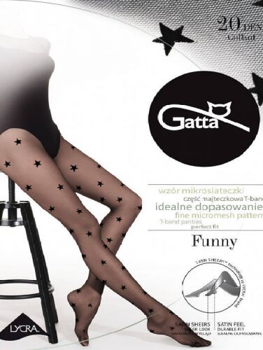 Rajstopy w Gwiazdki Gatta Funny 06 20 Den