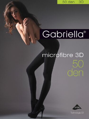 Rajstopy Gabriella 50 Den 3d Mikrofibra Kryjące