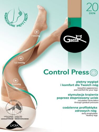 Rajstopy Kompresyjne Gatta Control Press 20 den
