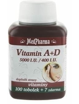 WITAMINA A + D (5000 I.U./400 I.U.) 107 TAB.