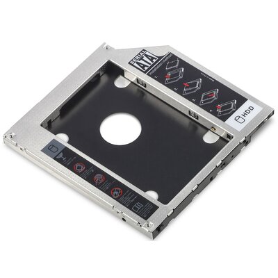 Digitus Ramka montażowa SSD/HDD do napędu CD/DVD/Blu-ray SATA na SATA III 9,5mm (DA-71108)