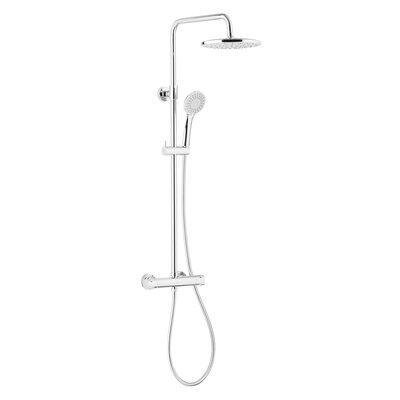 Moza Zestaw prysznicowy  Moza z deszczownicą z baterią termostatyczną chrom 5736-910-00 5736-910-00