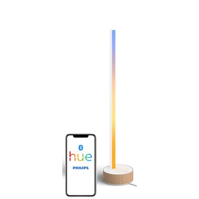 Philips Hue Gradient Signe Oak lampa stołowa LED