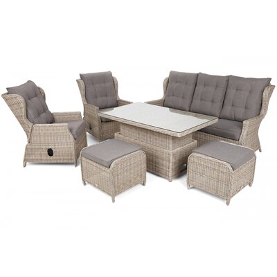 HOME & GARDEN Meble ogrodowe technorattanowe Memfis Beige / Beige Melange 677683