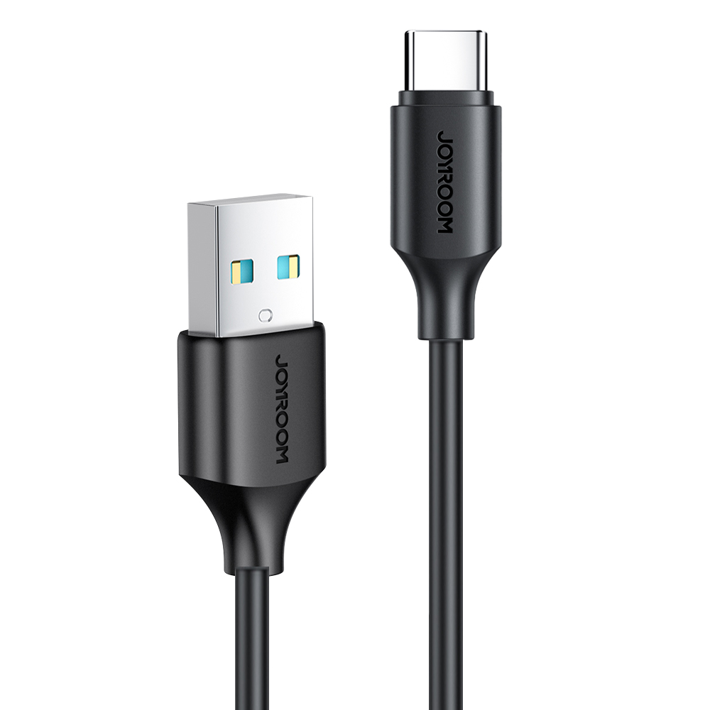 Joyroom kabel do ładowania / transmisji danych USB - USB Typ C 3A 0,25 m czarny S-UC027A9