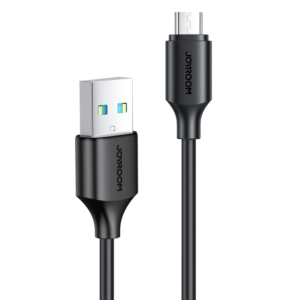 Joyroom kabel USB-A - Micro USB 480Mb/s 2.4A 0.25m czarny S-UM018A9