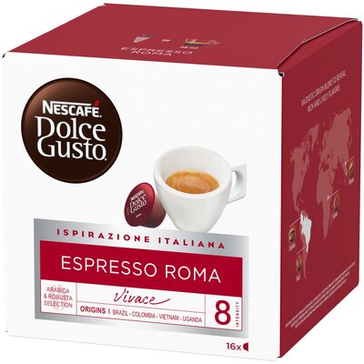 Kapsułki NESCAFE Espresso Roma do ekspresu Nescafe Dolce Gusto