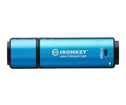 Kingston 256GB IronKey Vault Privacy 50C AES-256 FIPS 197 USB-C