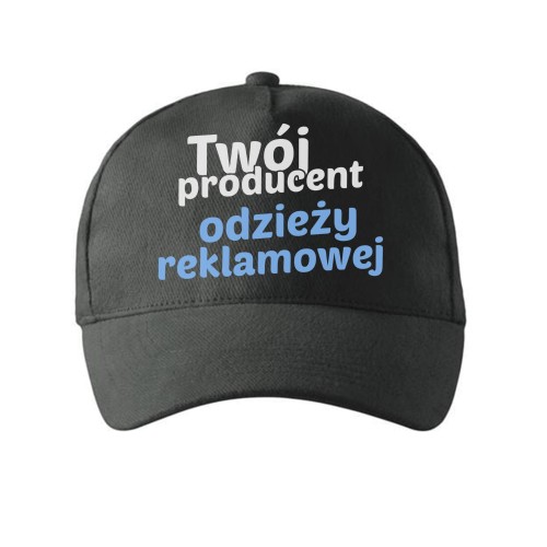 Czapka reklamowa z daszkiem unisex 340g z logo własnym nadrukiem odzież reklamowa