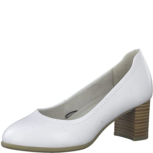 Tamaris Comfort Damskie czółenka 8-82401-20-100, białe, rozmiar 41, biały, 41 EU Weit