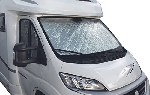BRUNNER 7241310N Cli-Mats NT, Termiczne Zestawy Ściemniania Wnętrze Kabina Przewodnik dla Ford Transit Custom Rain Sensor Modele od 12/2017 Następnie, Ochrona lata/Zima, PE/PVC