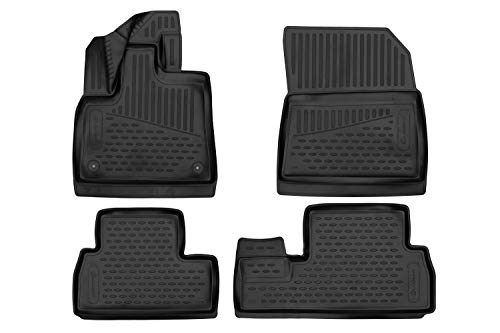 Element do Citroen BERLINGO III MULTISPACE / Peugeot Rifter/Toyota ProAce City K9 2018- 4 TLG, shwarz, ajustement mesuré au laser personnalisé