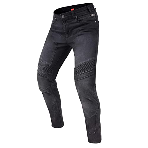 REBELHORN Eagle III dżinsy motocyklowe dla mężczyzn, wkładki z włókna aramidowego, ochraniacze na kolana i biodra, SAS-TEC Slim Fit