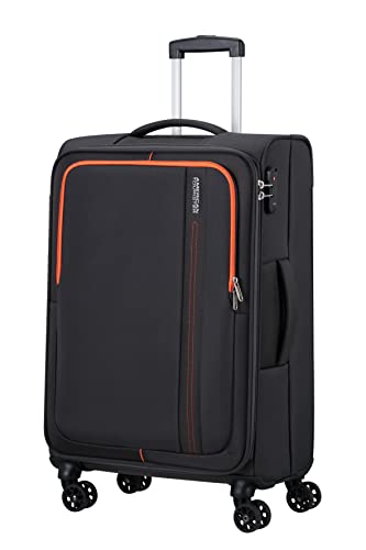 American Tourister Sea Seeker - Spinner M, walizka, 68 cm, 61 l, szary (Charcoal Grey), szary (Charcoal Grey), M (68 cm - 61 L), Walizki i wózki