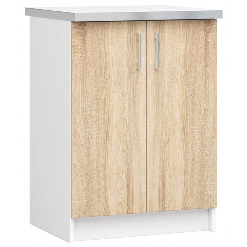 Dolna szafka kuchenna z półkami 60 cm dąb sonoma G9-M70