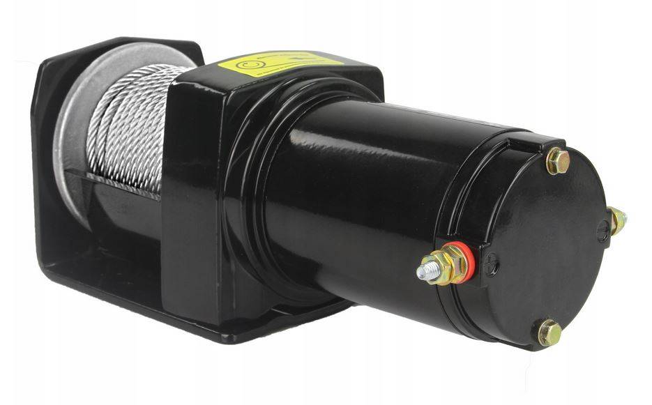 Wyciągarka elektryczna do quada stalowa (uciąg: 2500 lbs / 1133 kg, długość liny: 15 m) 04880873