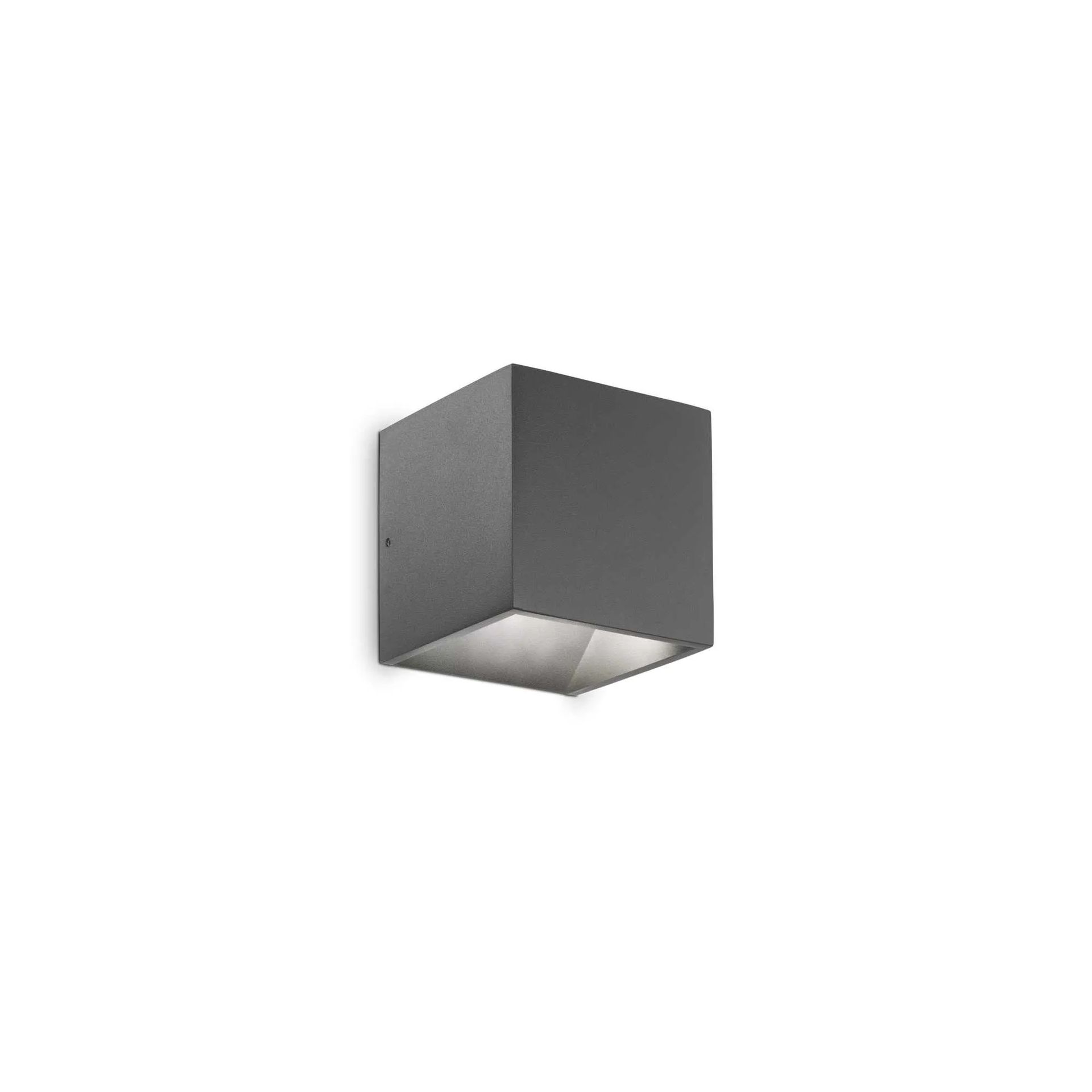 Ideal Lux Kinkiet zewnętrzny RUBIK AP1 D07 antracyt 3000K 269184