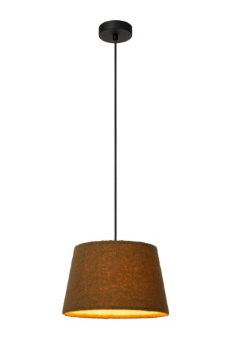 Woolly lampa wisząca 1-punktowa czarna/zielona 10416/01/33