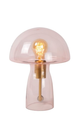Fungo lampa stołowa 1-punktowa różowa 10514/01/66