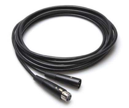 Hosa Kabel mikrofonowy ECONOMY XLRf – XLRm, 7.6m