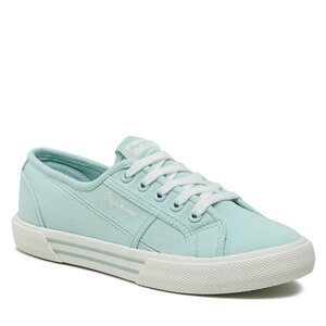 Tenisówki Pepe Jeans - Brady Basic W PLS31287 Light Water Green 647
