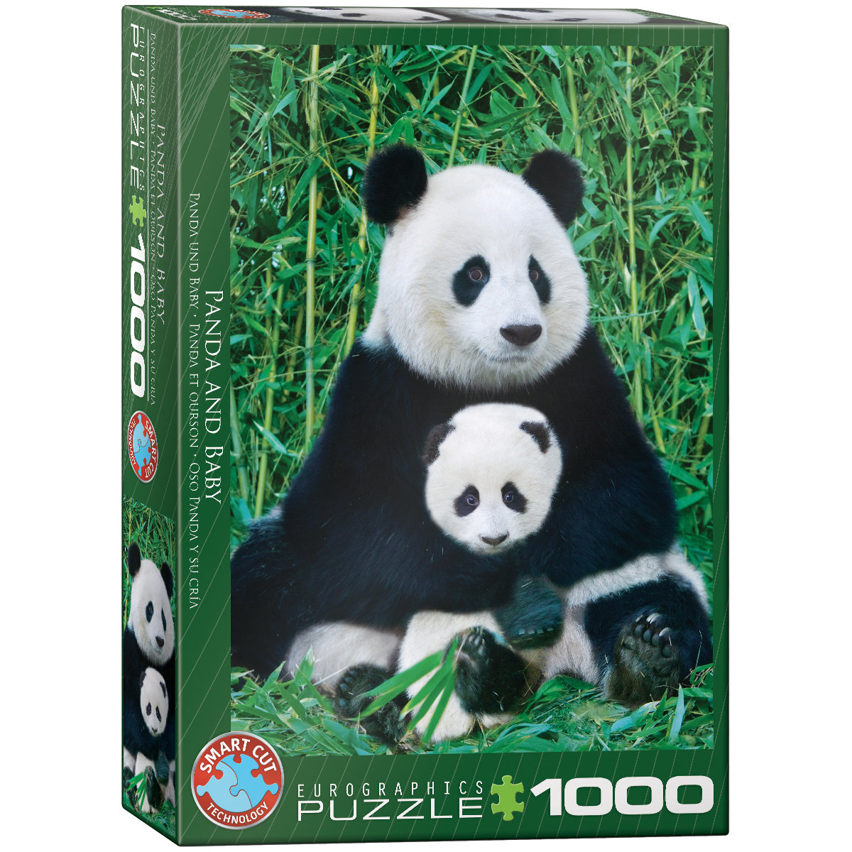 Eurographics Puzzle 1000 Panda & Baby 6000-0173 -