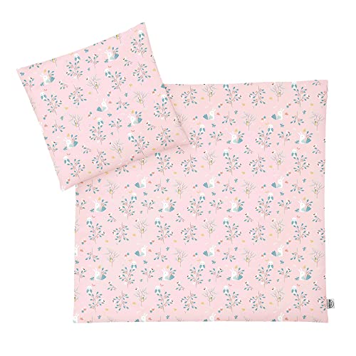 Julius Zöllner Pościel dziecięca 100% bawełna, standard 100 by OEKO-TEX, made in Germany, rozm. 80x80 + 35x40 cm, Rosalie