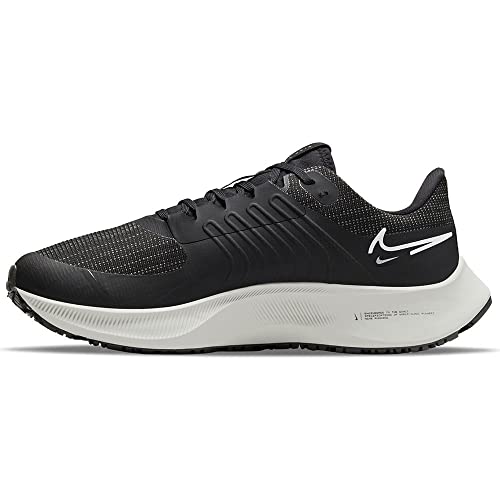 Nike W Air Zoom Pegasus 38 Shield, Trampki damskie, Black Platinum Tint DK Smoke Grey Lt Smoke Grey MTLC Silver, Black Platinum Tint Dk Smoke Grey Lt Smoke Grey Mtlc Silver, 38 EU