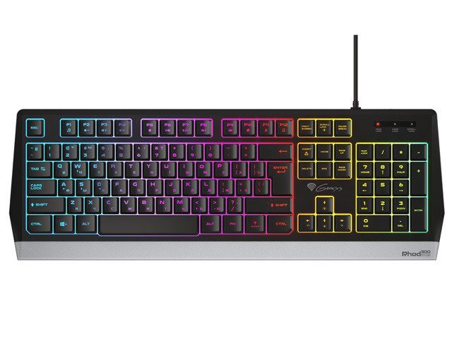 Genesis Rhod 300 RGB Gaming keyboard RGB LED light RU Black Wired NKG-1823
