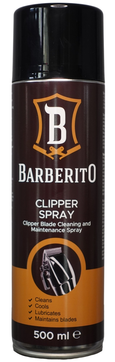 Barberito Clipper Spray, spray do czyszczenia maszynek, 500ml