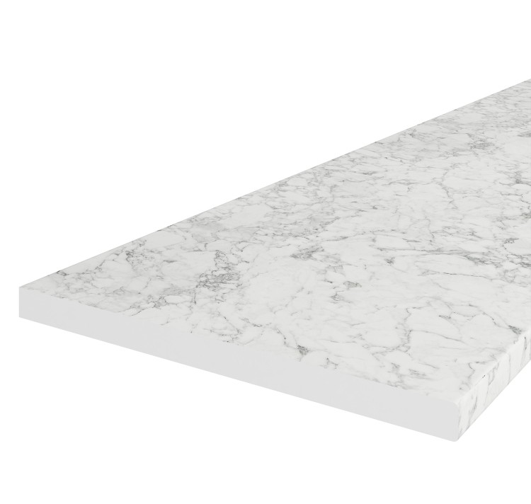 Blat Kuchenny MARMUR Biały 120x3,8 cm NA WYMIAR